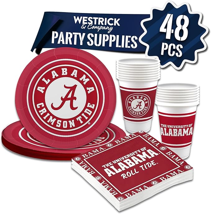 Alabama Plates and Napkins Supply