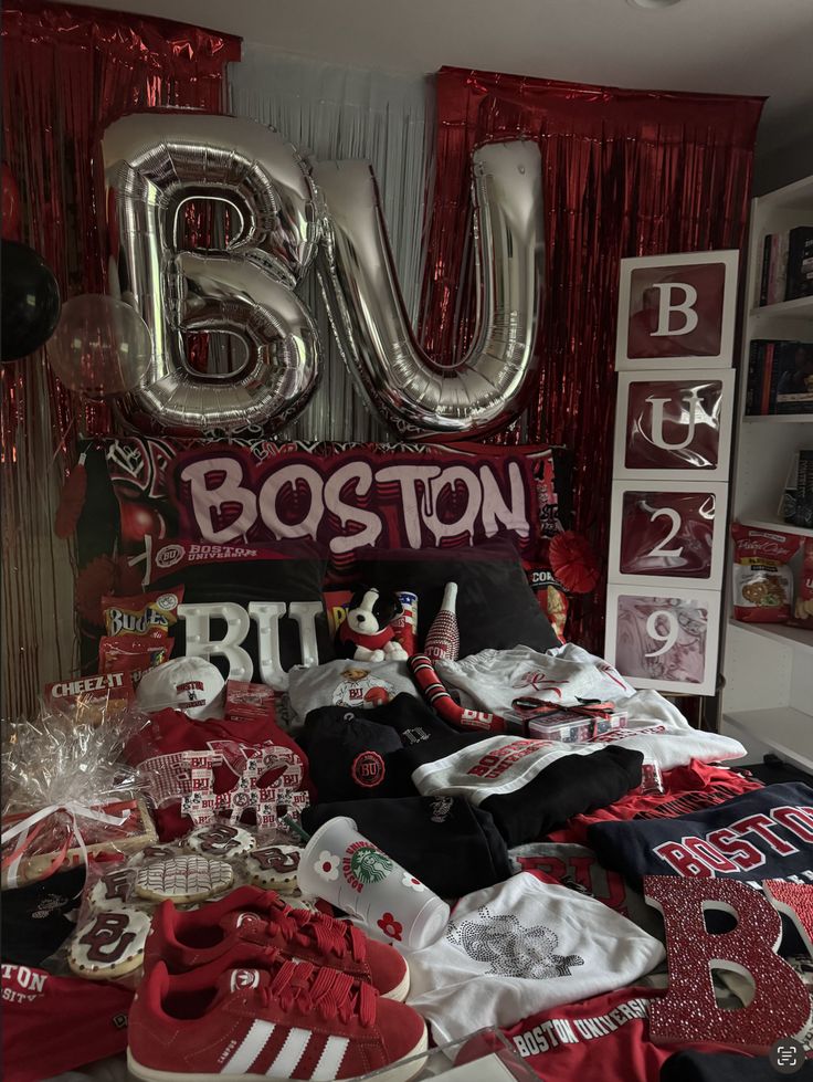 Boston University bed party celebration
