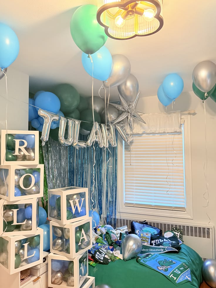Tulane Green Wave bed party celebration