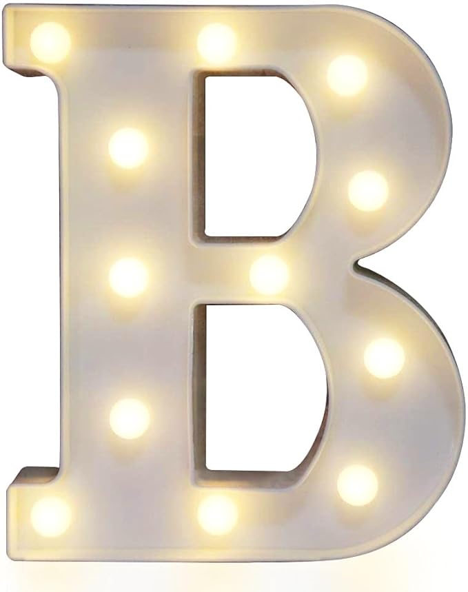 LED B Letter Sign