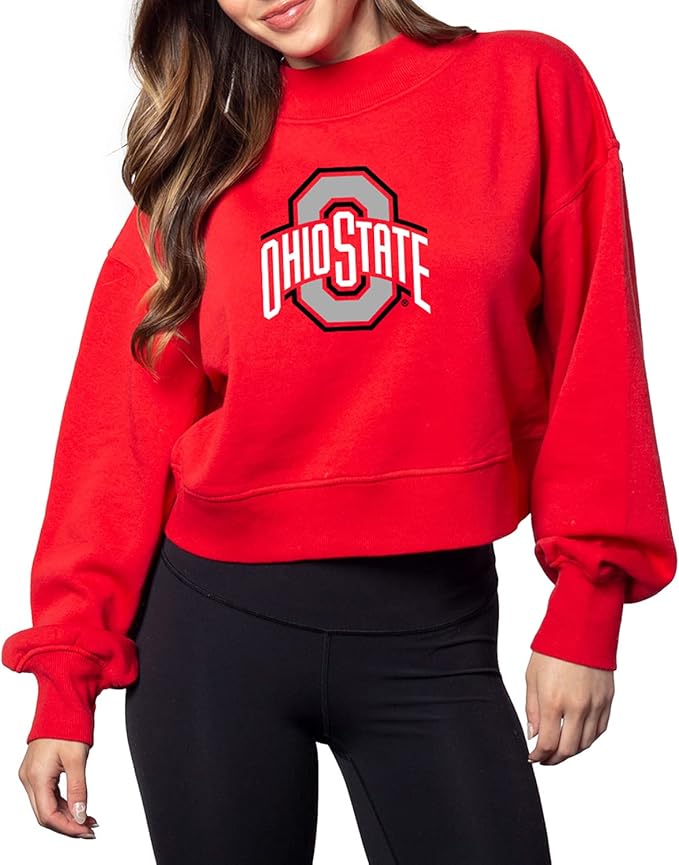 Ohio State Wingspan Cropped Hoodie