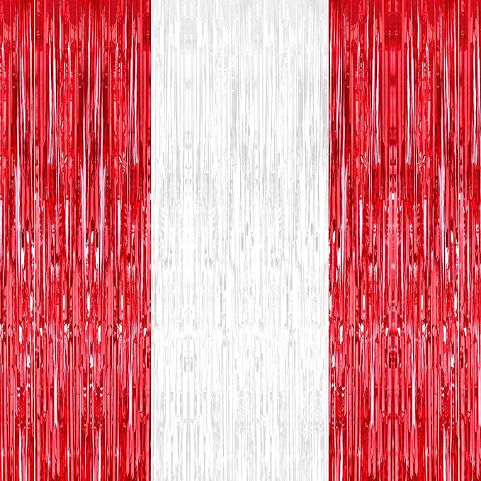 Ole Miss Streamers Red and White