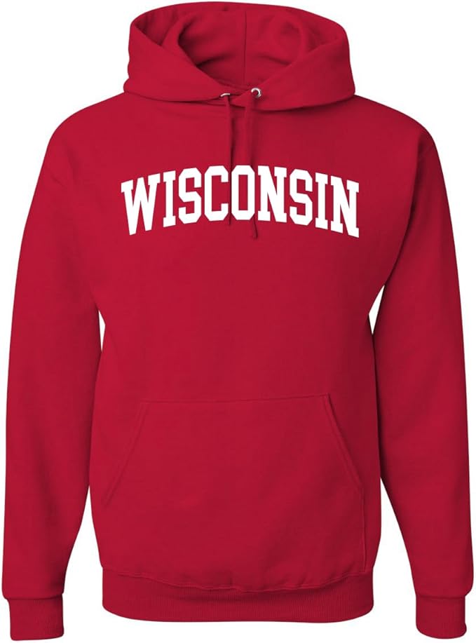 Wisco Basic Red Hoodie