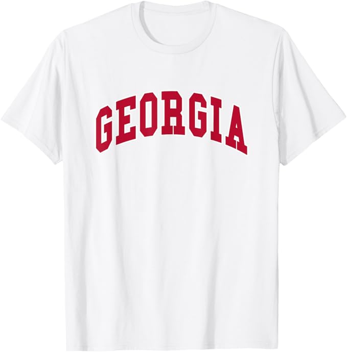 UGA Basic White T-Shirt