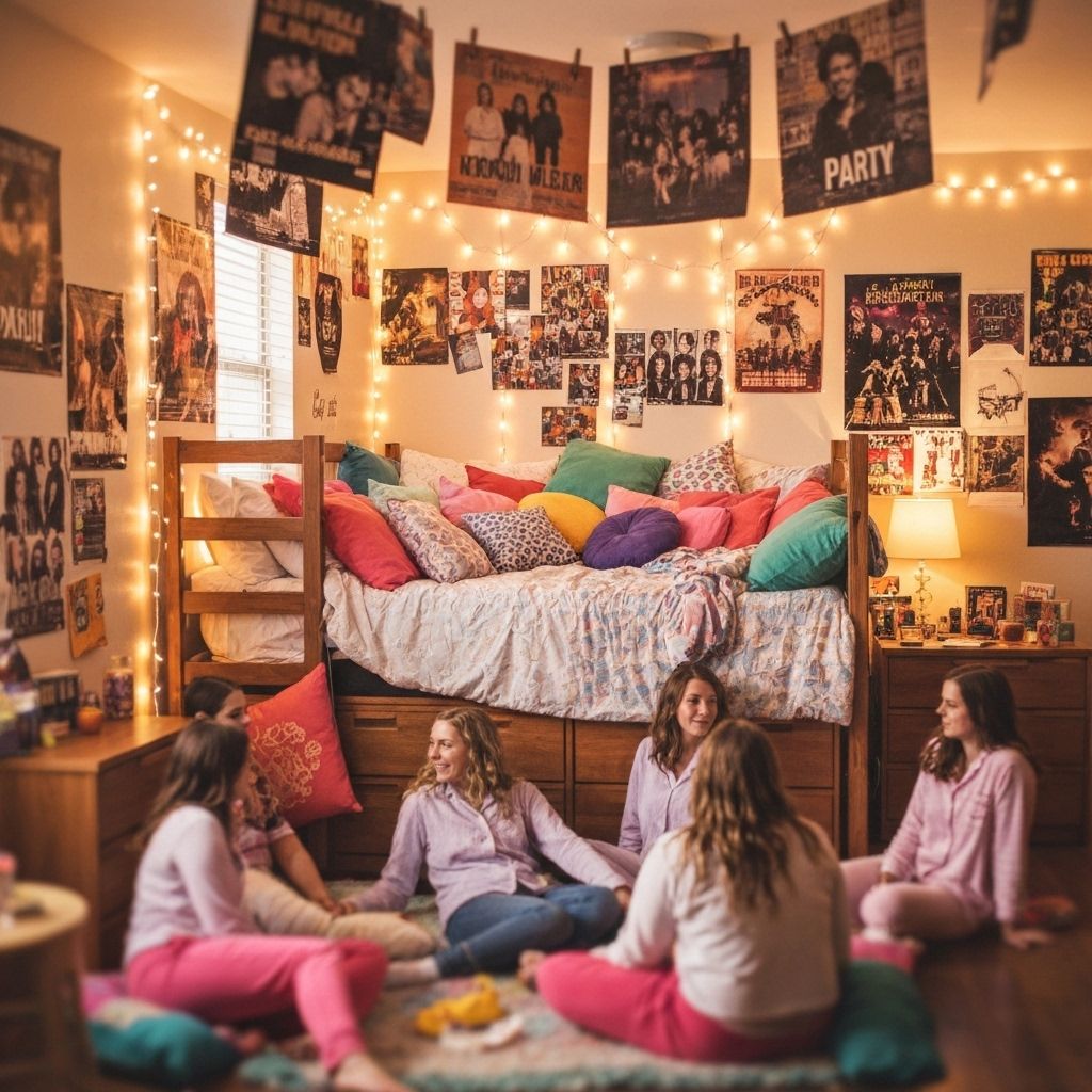 Ultimate College Bed Party Setup
