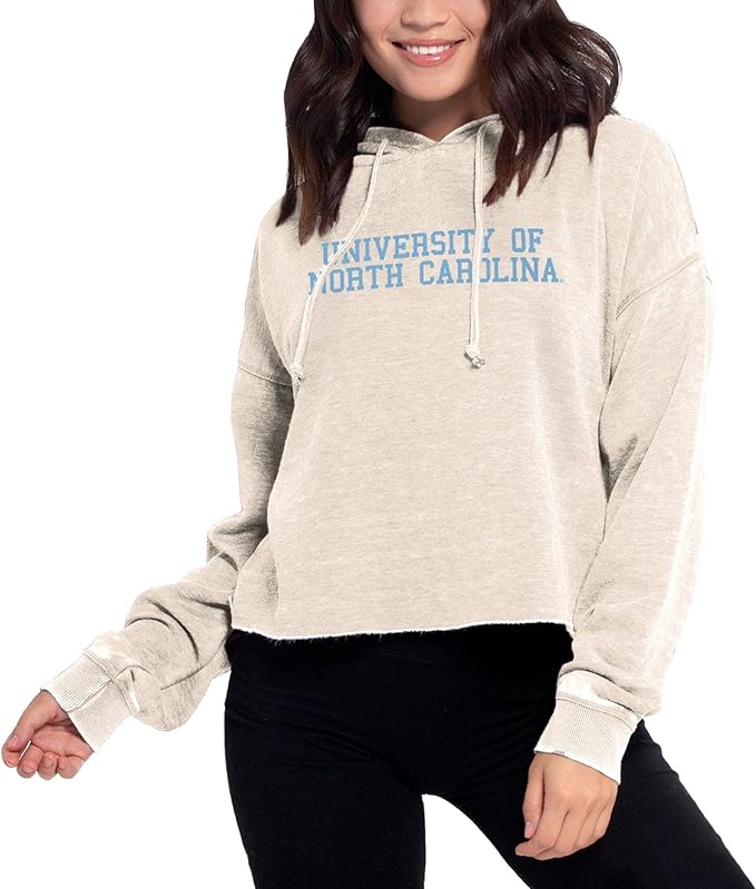 Carolina Cropped Campus Hoodie